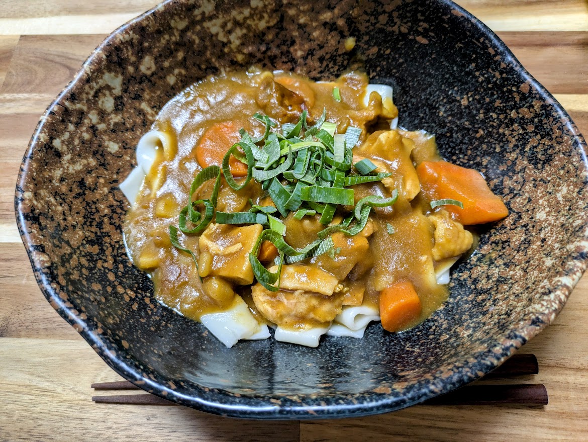 ひもかわカレーうどん